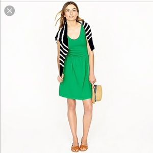 Beautiful green jcrew dress color is amazing